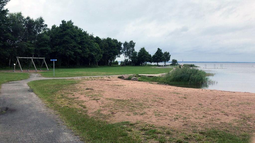 Bild från Källby badplats.