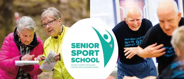 Bild på seniorer i fysisk aktivitet